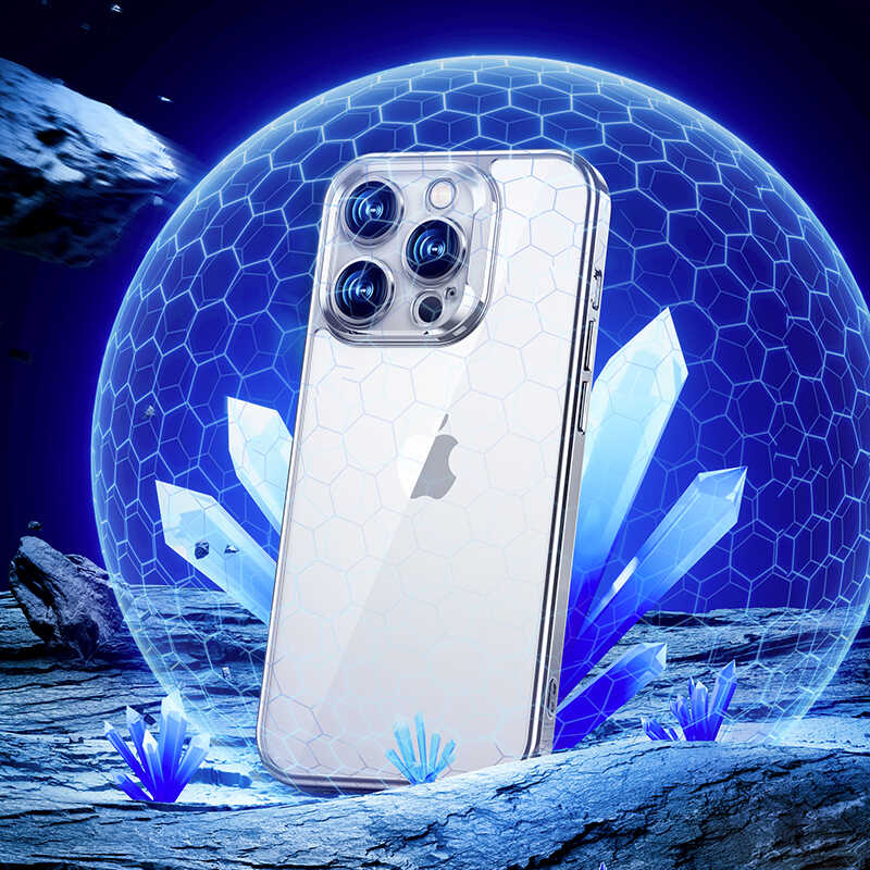 Benks Electroplating iPhone 14 Pro Max Ekran Koruyucu Hediyeli TPU Telefon Kılıfı - 5 Benks Electroplating iPhone 14 Pro Max Ekran Koruyucu Hediyeli TPU Telefon Kılıfı - 5
